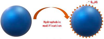 Foam stability of temperature-resistant hydrophobic silica particles in porous media